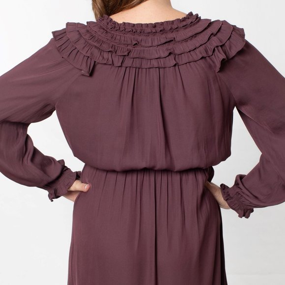 ⭐️CURRENT AIR DRESS WITH RUFFLE TRIM - Picture 4 of 6